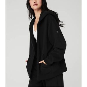 ALO Heavy Weight RENOWN full zip up hoodie jacket